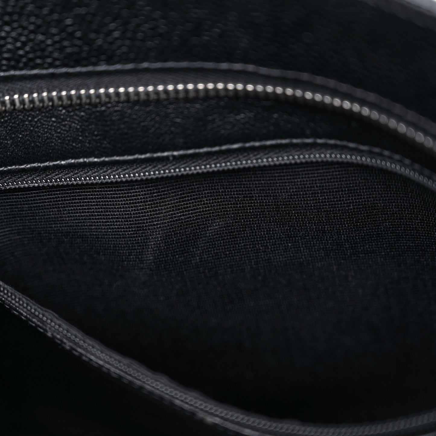 Caviar Quilted Medallion Tote Black
