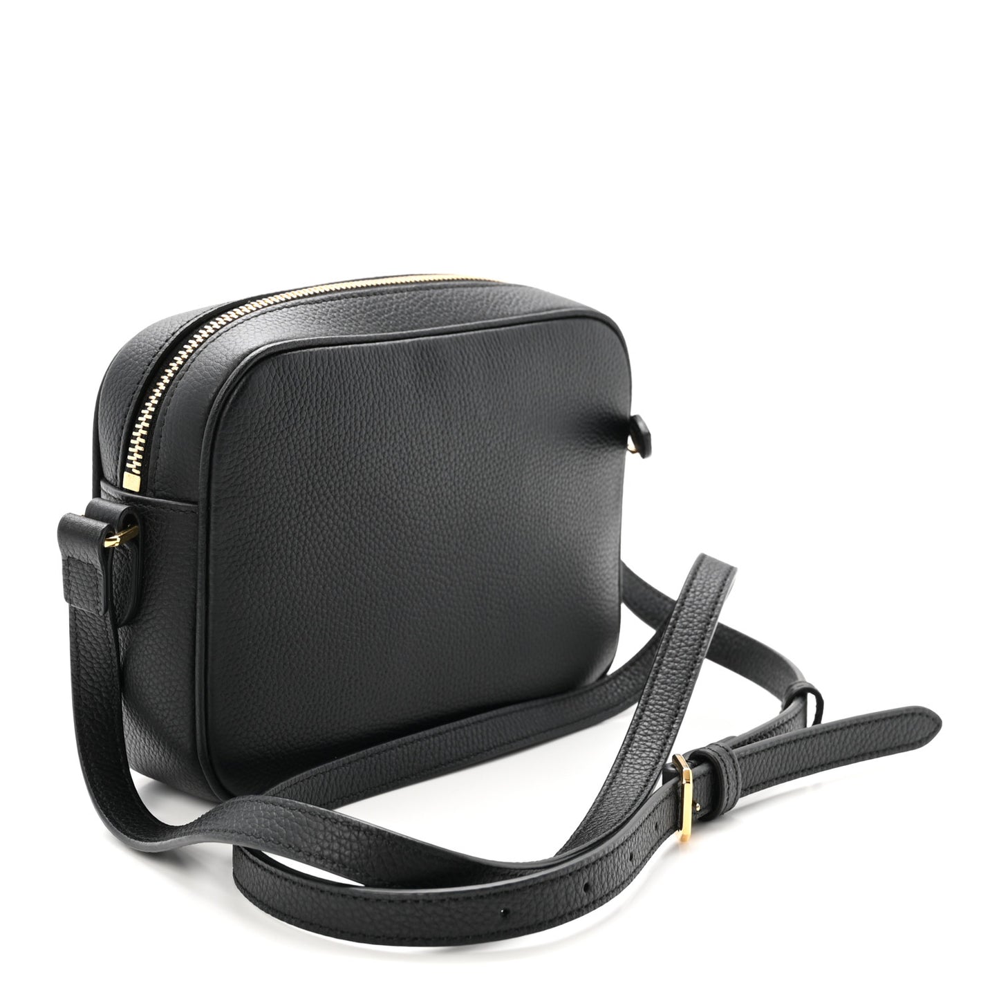 Grained Calfskin TB Small Camera Bag Black