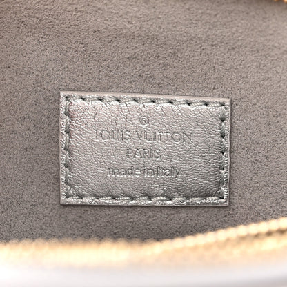 Louis Vuitton Satin Sequin Embroidered Monogram Coussin BB Silver 6 of 9