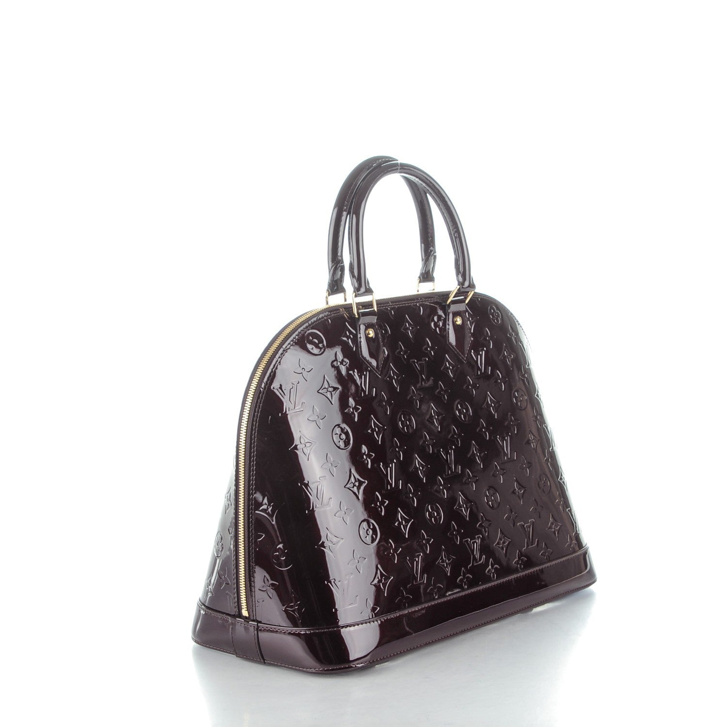 Louis Vuitton Vernis Alma GM Amarante 3 of 7