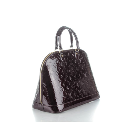 Louis Vuitton Vernis Alma GM Amarante 3 of 7
