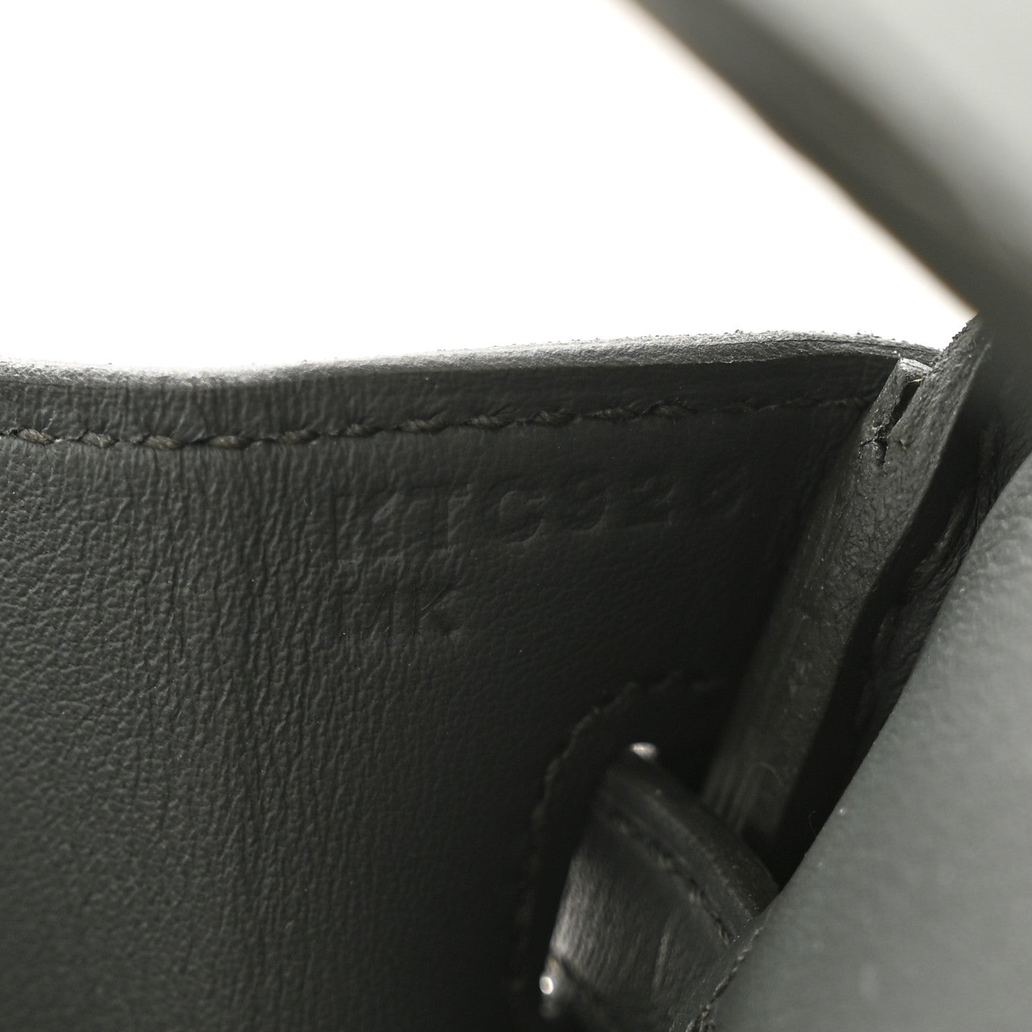 Hermes Veau Doblis Swift Grizzly Birkin 25 Vert Mangrove 6 of 10