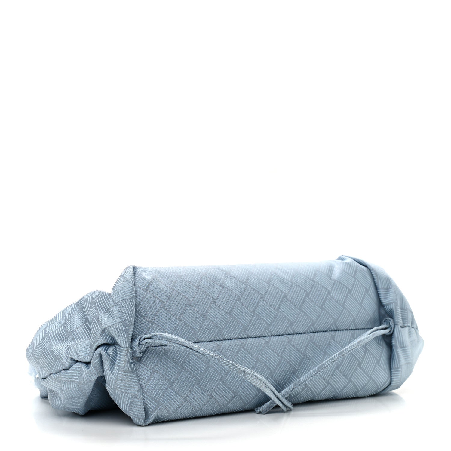 Bottega Veneta Fabric Intrecciato Small The Point Triangle Bag Light Blue 3 of 8