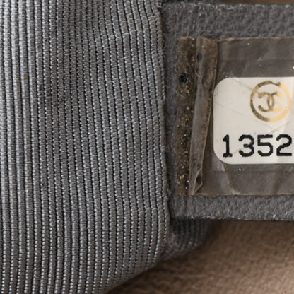 Chanel Glazed Calfskin Quilted Portobello Tote Black Beige 7 of 14