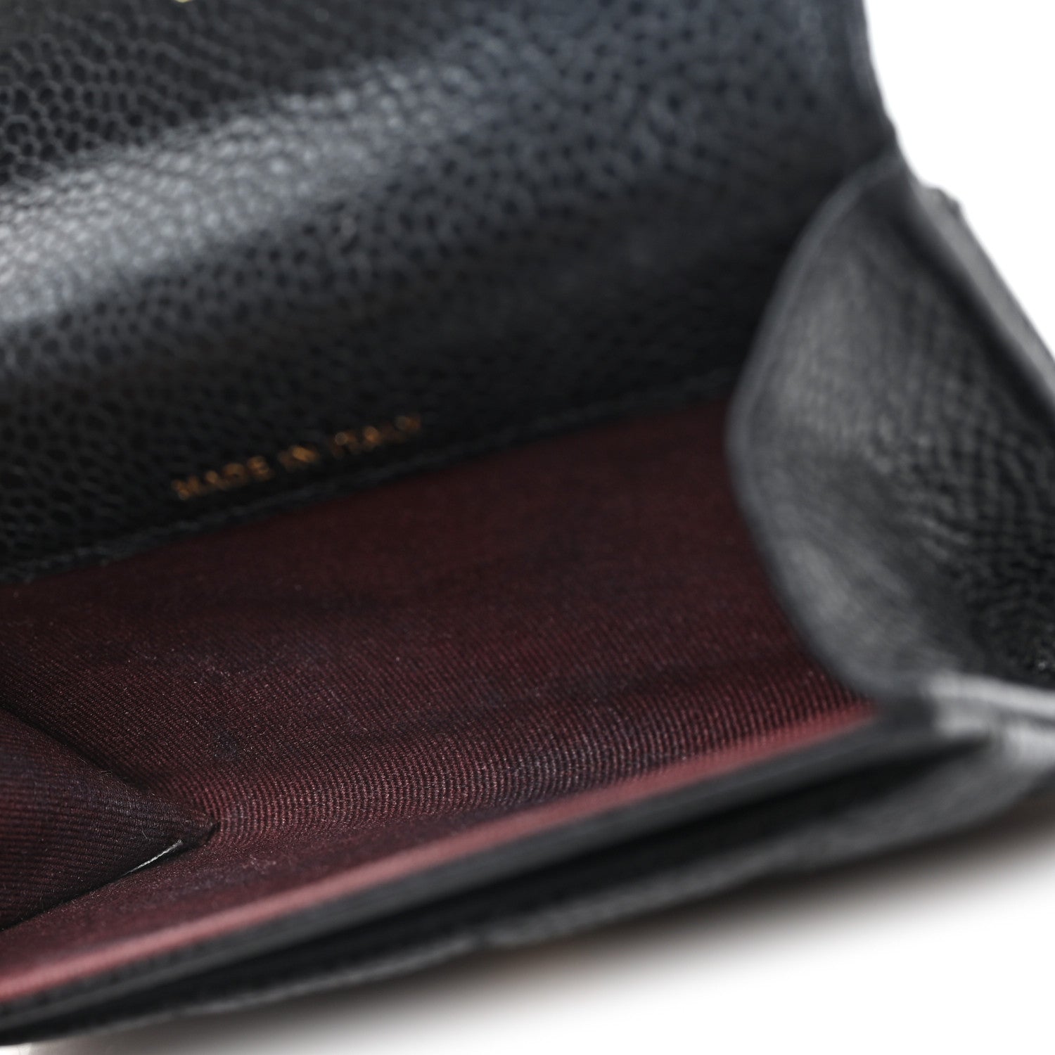 Chanel Caviar Quilted Flap Card Holder Wallet Black 10 of 10