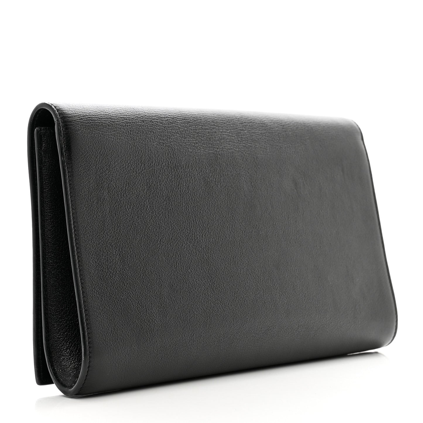 Calfskin Monogram Large Belle De Jour Clutch Black