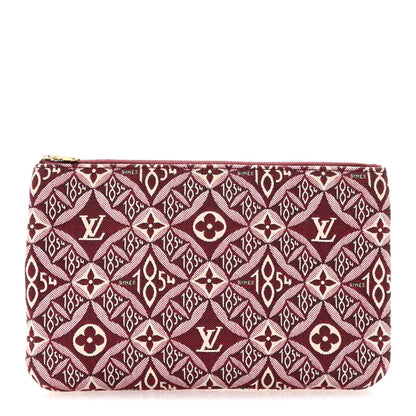 Louis Vuitton Jacquard Since 1854 Neverfull MM GM Pochette Bordeaux 1 of 6
