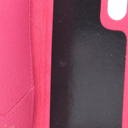 Louis Vuitton Monogram iPhone X Folio Case Rose Pop 8 of 12