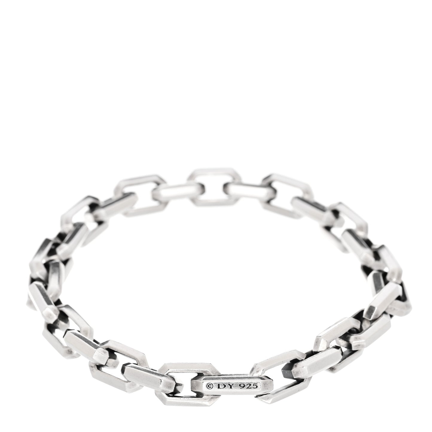 Sterling Silver 7.5mm Streamline Heirloom Chain Link Bracelet