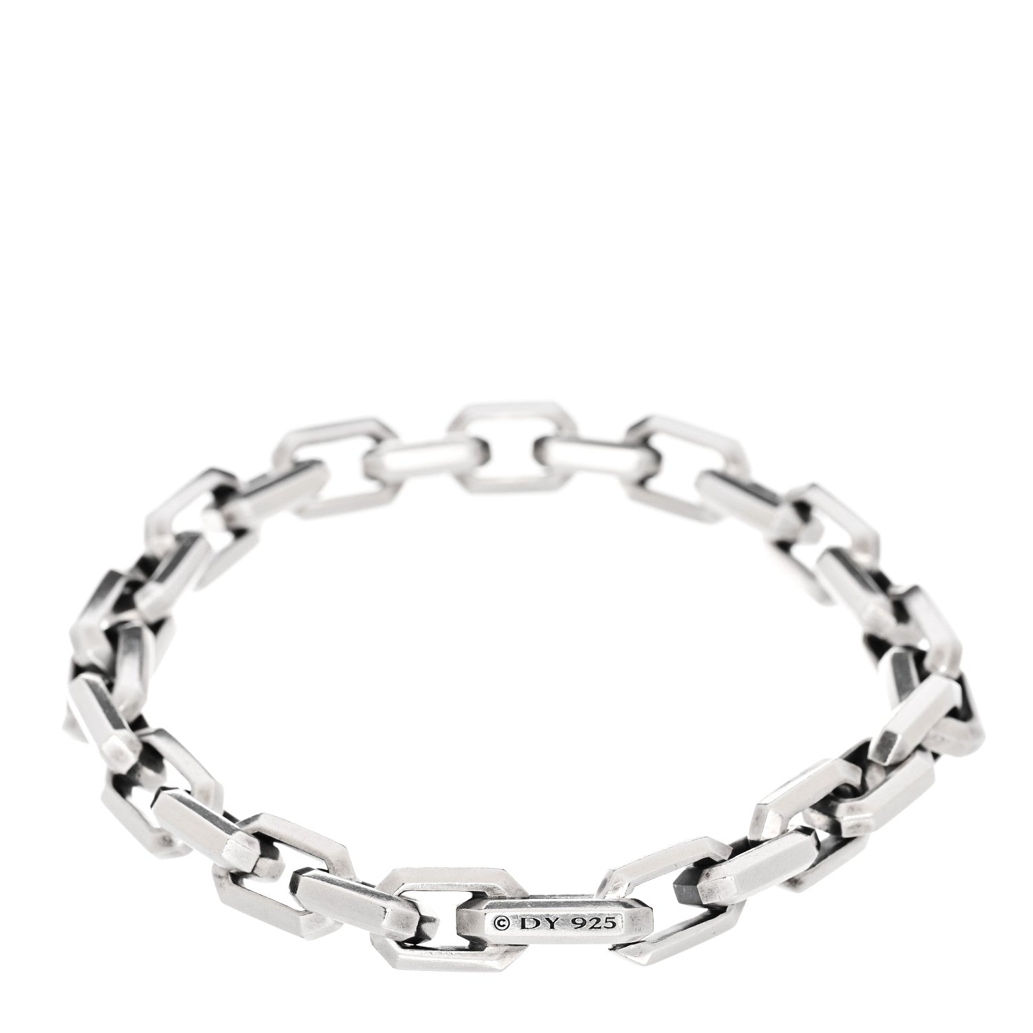 David Yurman Sterling Silver 7.5mm Streamline Heirloom Chain Link Bracelet 2 of 3