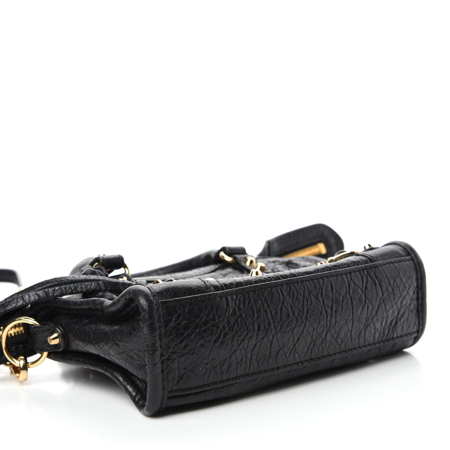 Balenciaga Agneau Classic Gold Hardware Nano City Black 5 of 11