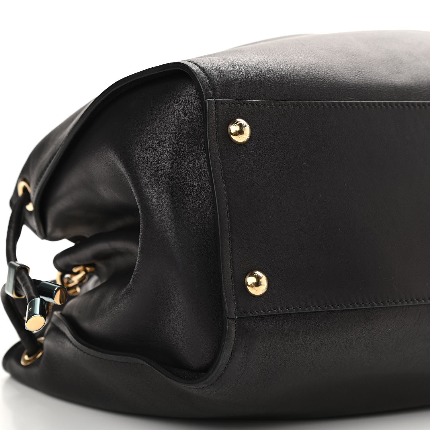 Salvatore Ferragamo Calfskin Sonia Tote Black 8 of 9