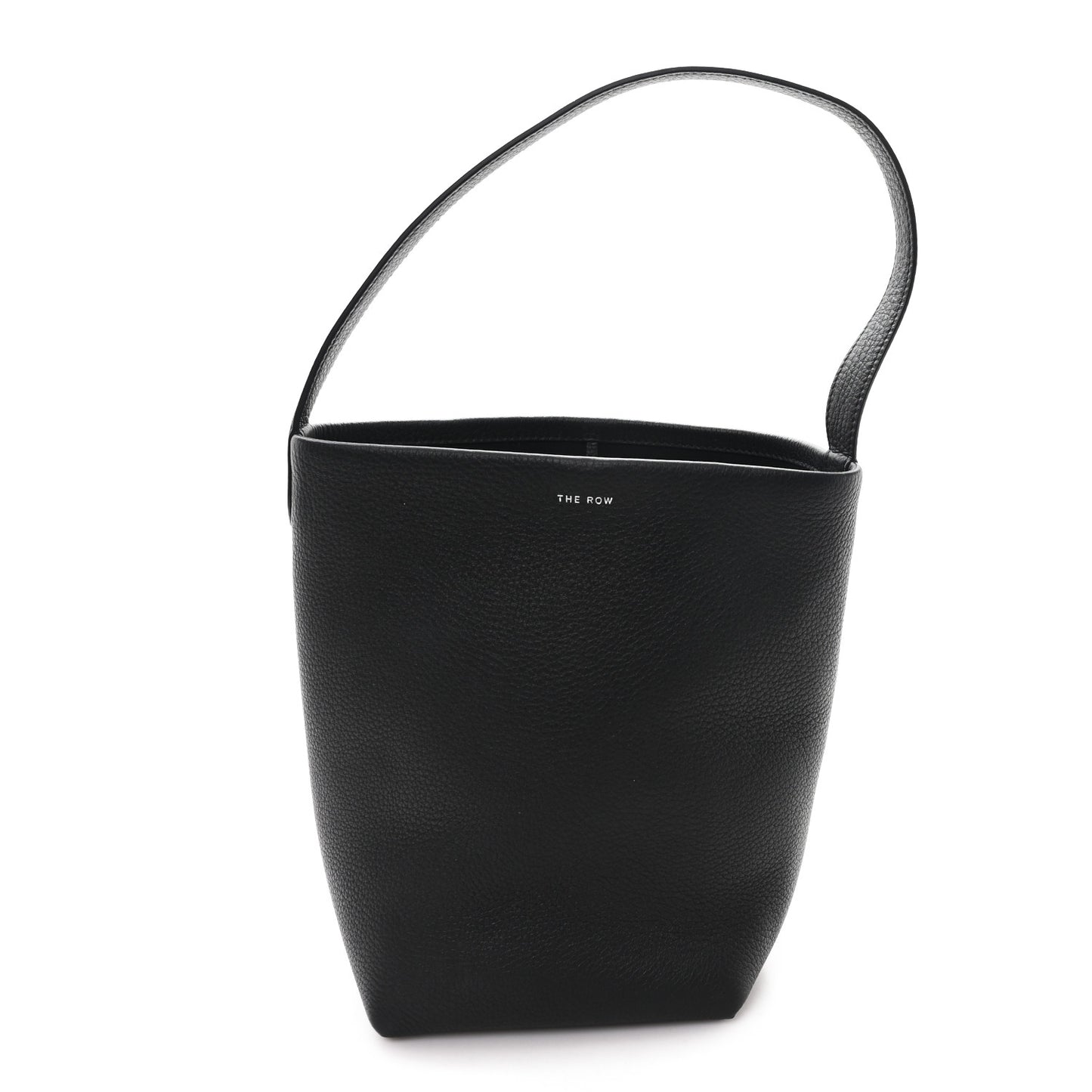 Grained Calfskin Small N/S Park Tote Black