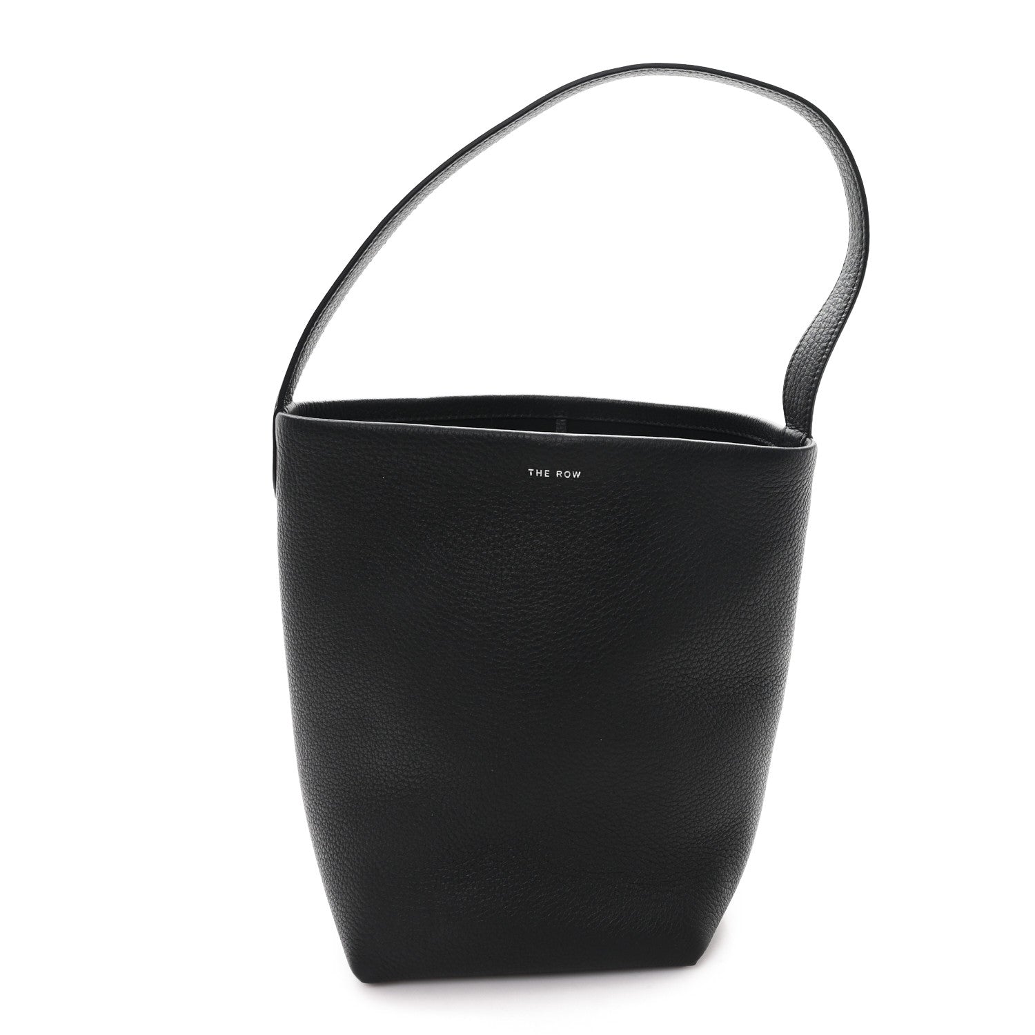The Row Grained Calfskin Small N/S Park Tote Black 1 of 10