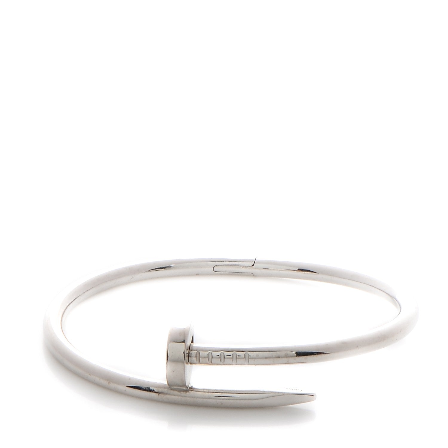 Cartier 18K White Gold Juste Un Clou Bracelet 16 1 of 6