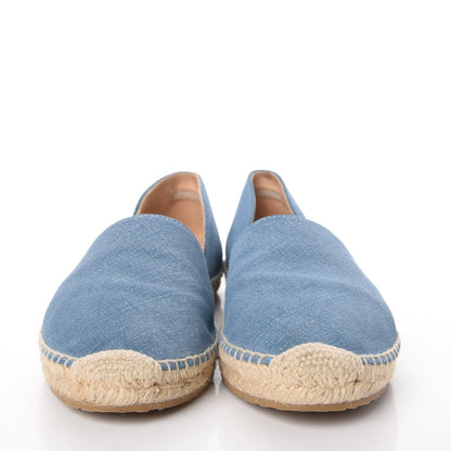 Jimmy Choo Denim Dreya D'Orsay Espadrilles 37 Blue 2 of 10