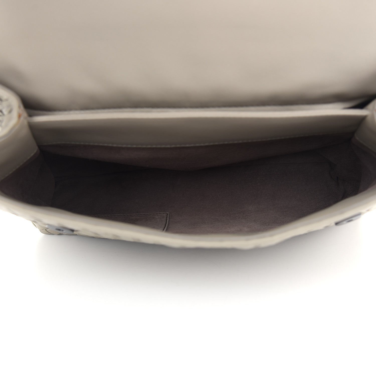 Bottega Veneta Nappa Intrecciato Large Olimpia Bag Steel 5 of 8