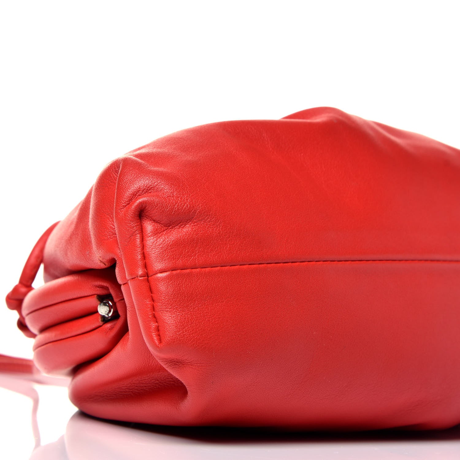 Bottega Veneta Butter Calfskin The Mini Pouch Red 9 of 10