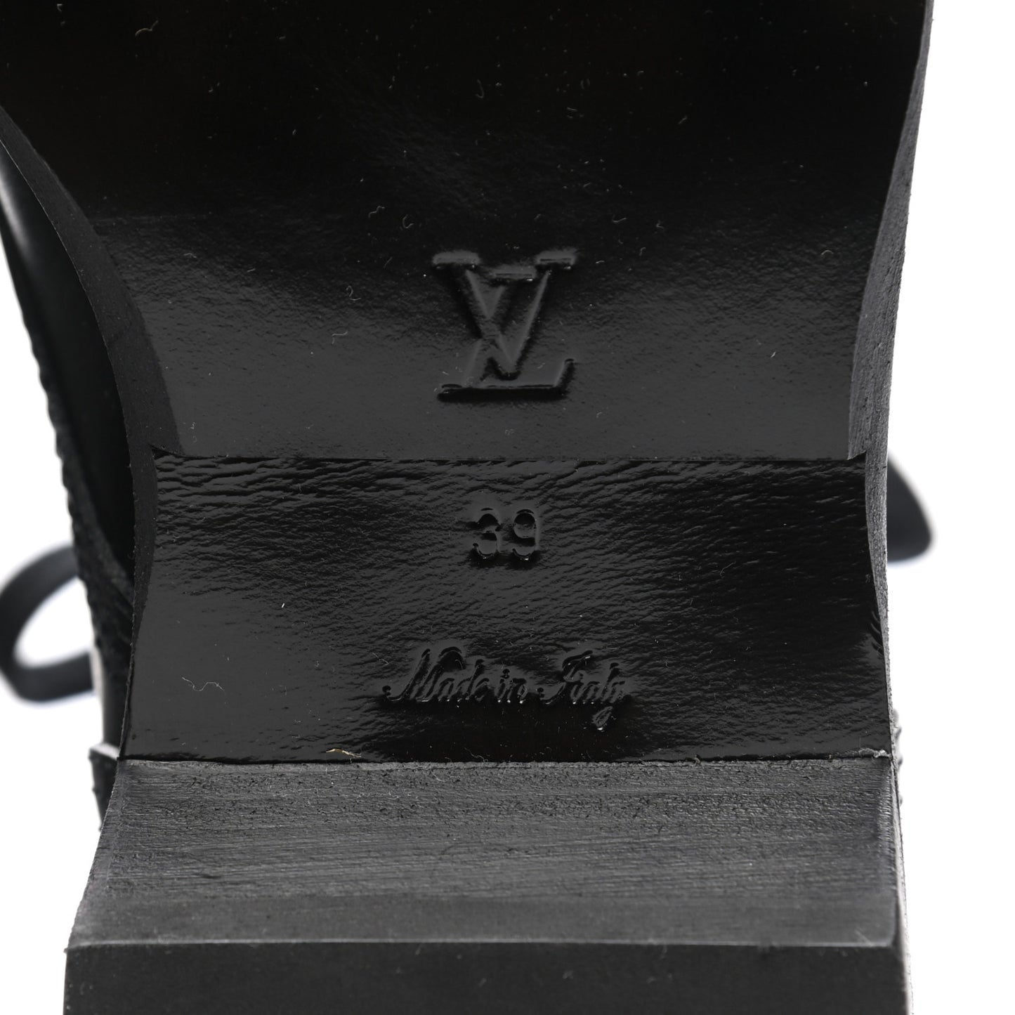 Calfskin Monogram Metropolis Flat Ranger Boots 39 Black