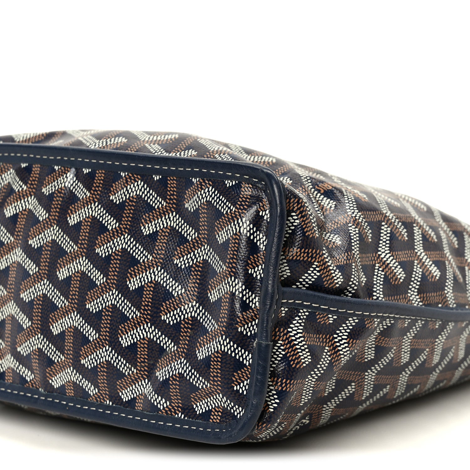 Goyard Goyardine Reversible Mini Anjou Navy 18 of 19