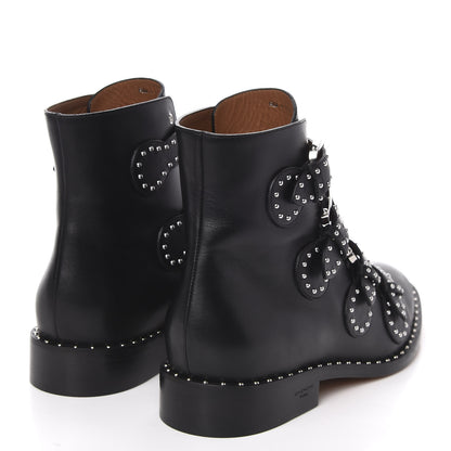 Givenchy Calfskin Studded Prue Buckle Bootie 40.5 Black 4 of 10