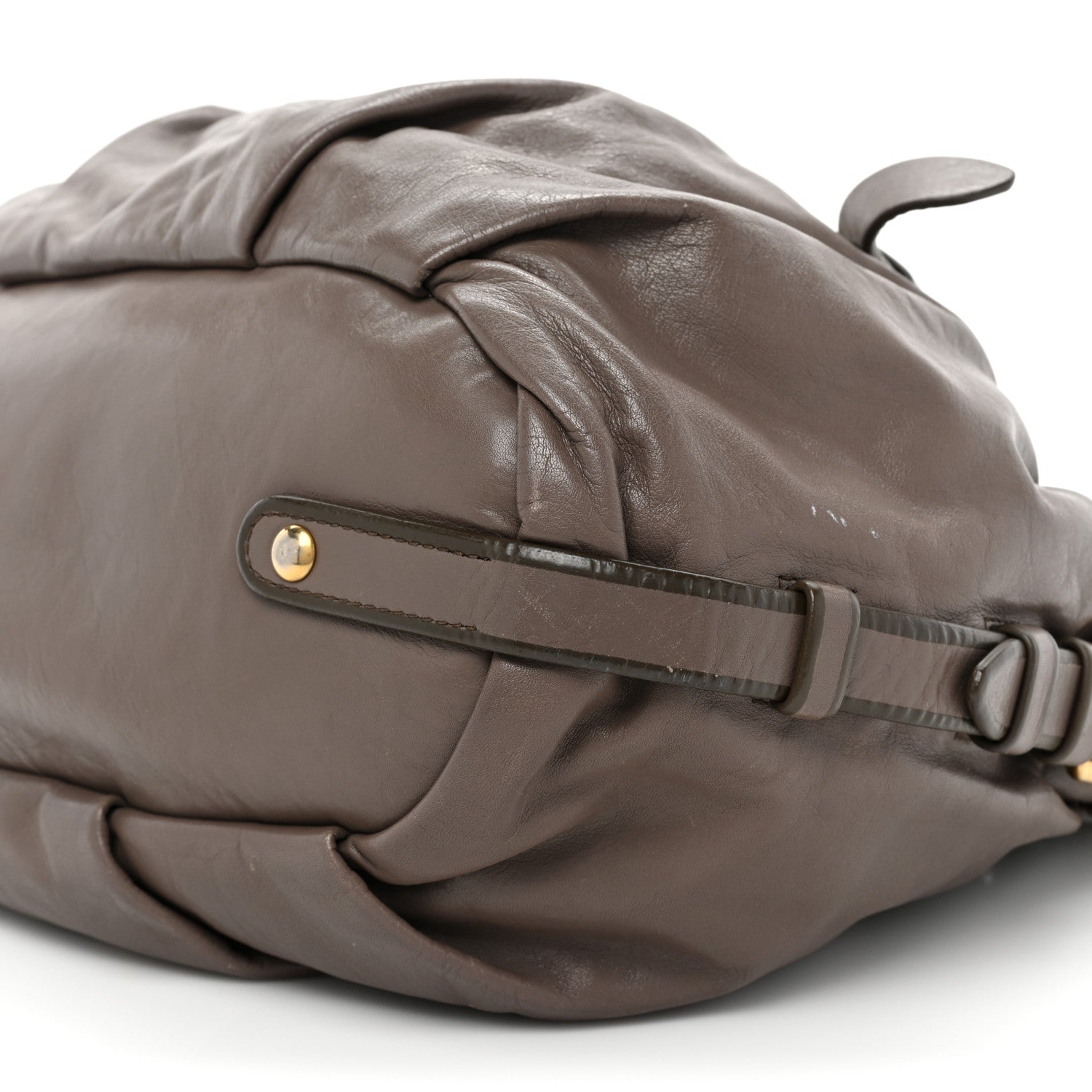Prada Vitello Soft Calfskin Shopping Satchel Bambu 7 of 10