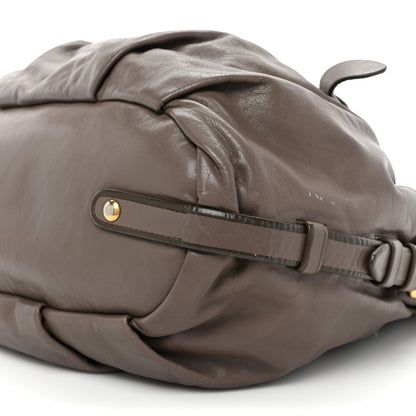 Prada Vitello Soft Calfskin Shopping Satchel Bambu 7 of 10