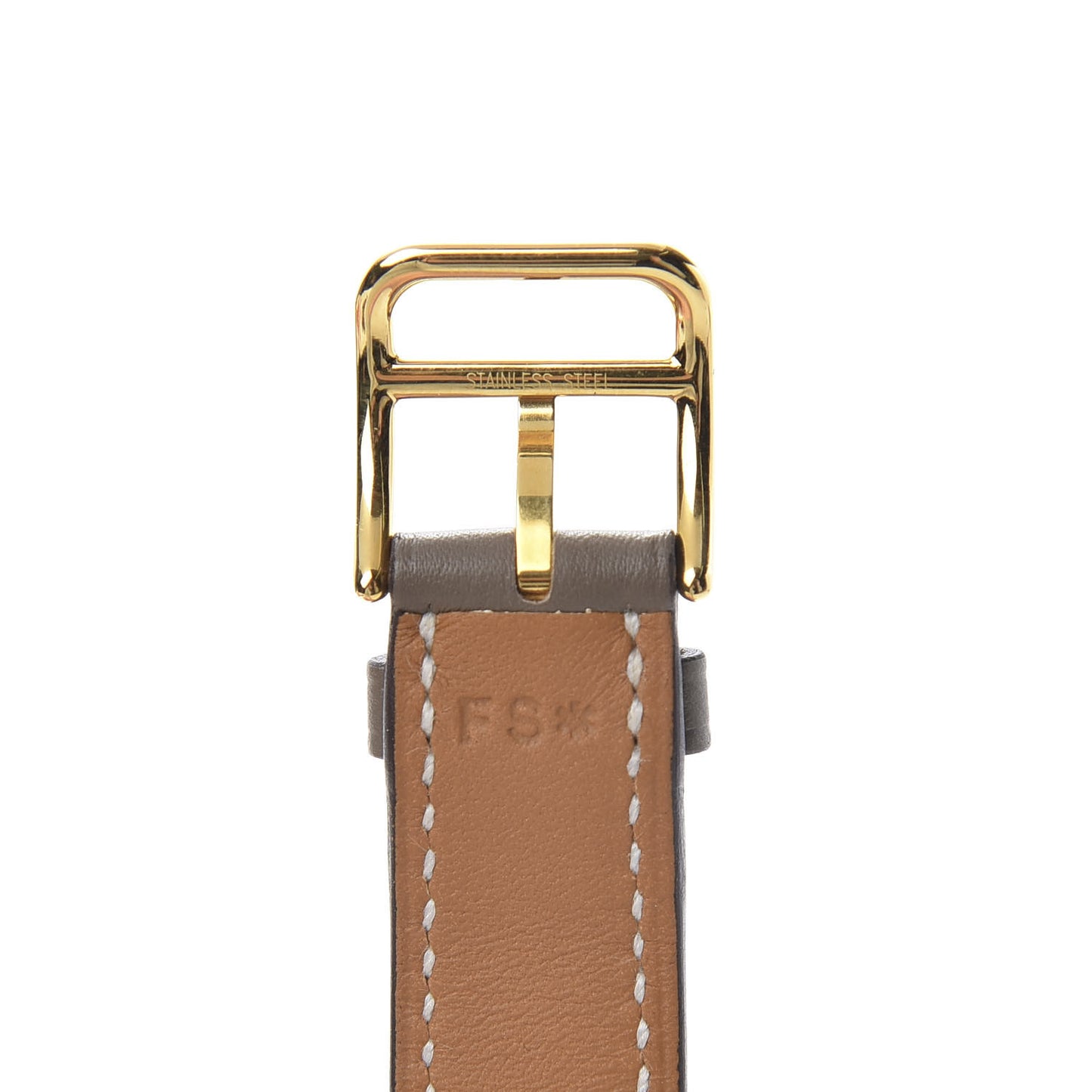 Swift Heure H Hour Watch PM Double Tour Strap Etoupe