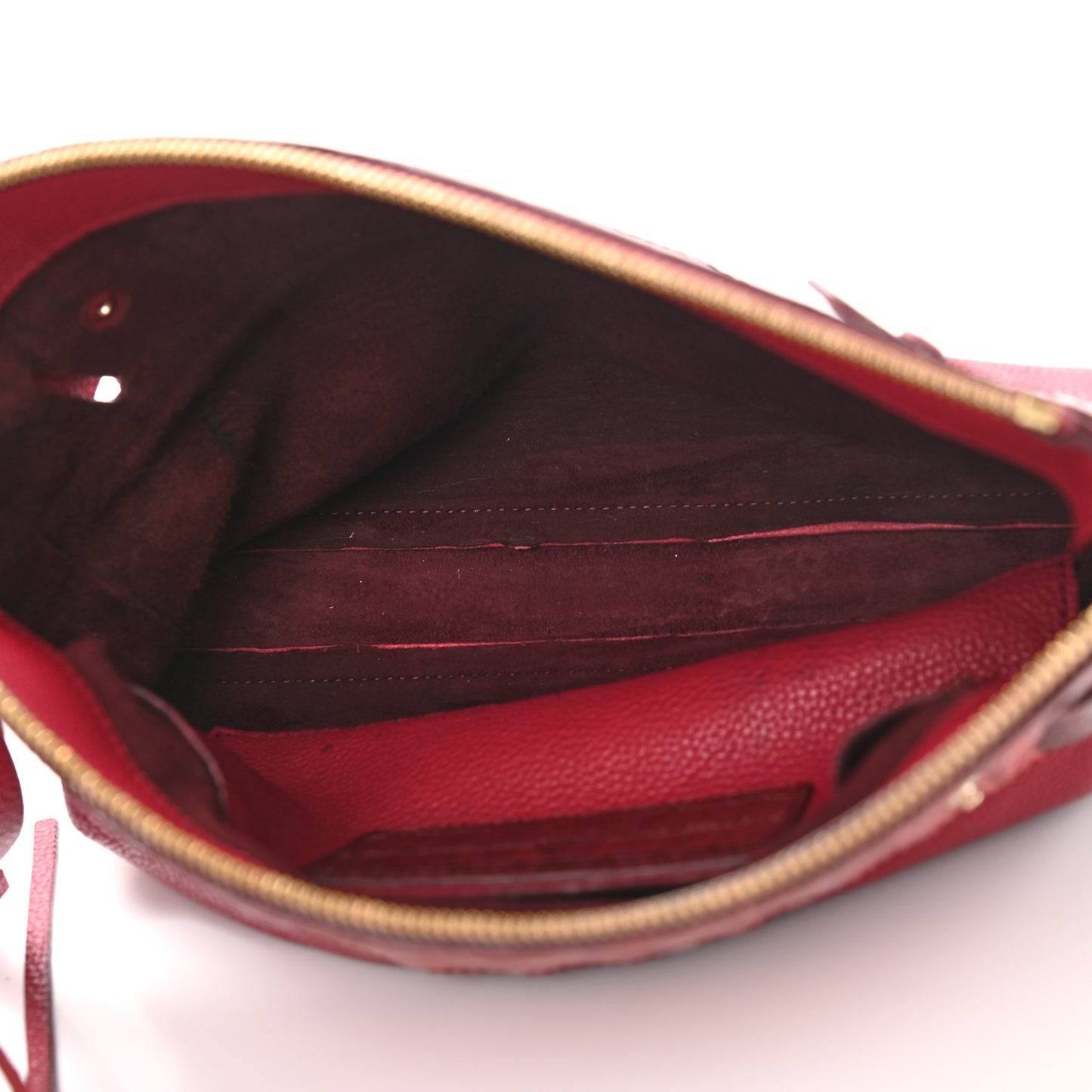 Calfskin Crocodile Cristie Satchel Red
