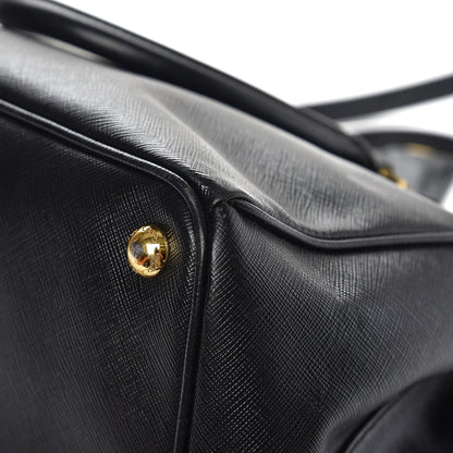 Prada Saffiano Medium Galleria Double Zip Tote Black 16 of 17