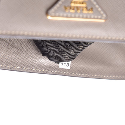 Prada Saffiano Lux Medium Tote Argilla 9 of 12