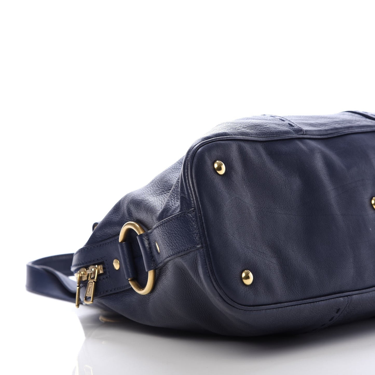 Calfskin Large Muse Navy Blue