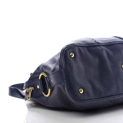Saint Laurent Calfskin Large Muse Navy Blue 6 of 12