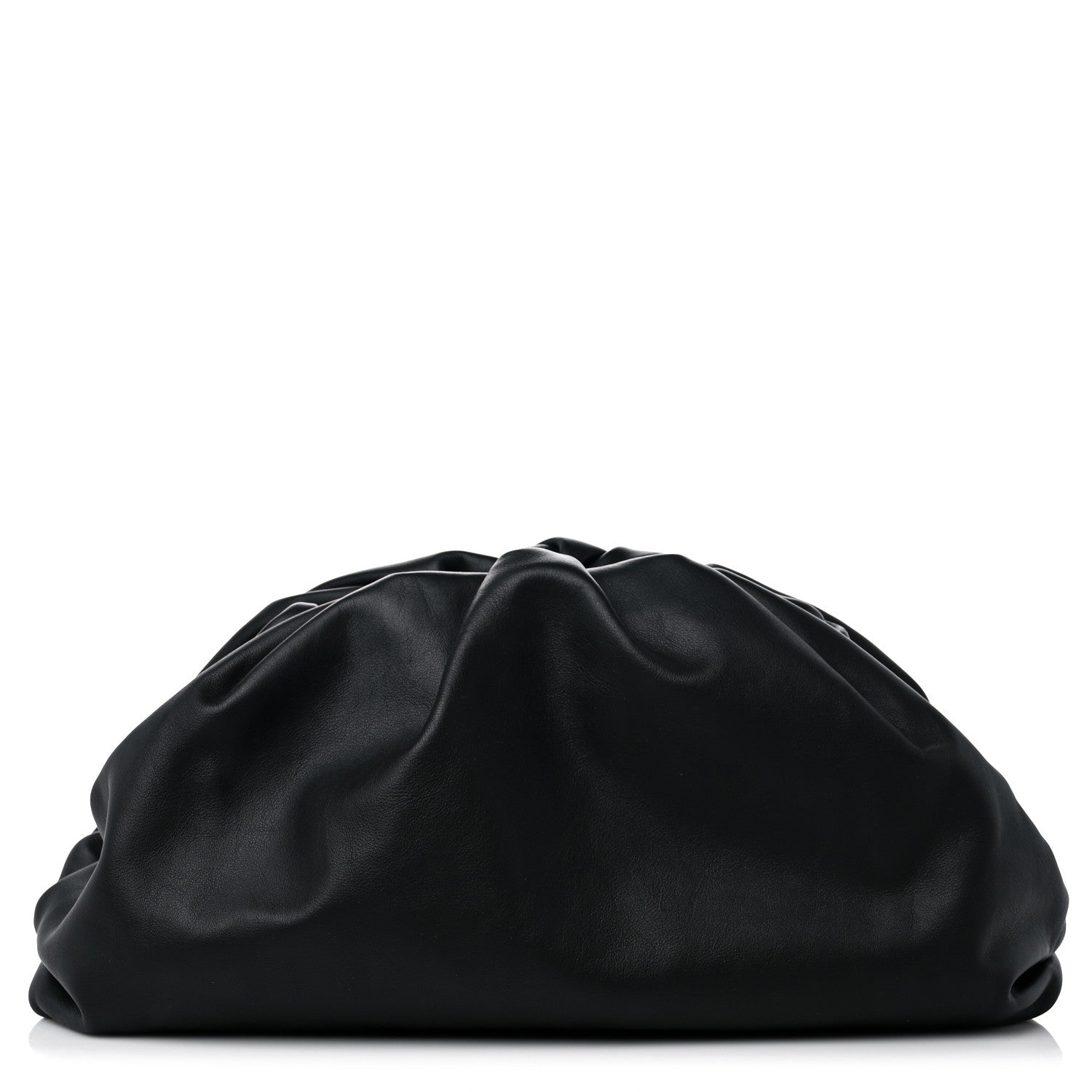 Bottega Veneta Smooth Butter Calf The Pouch Oversized Clutch Black 1 of 8