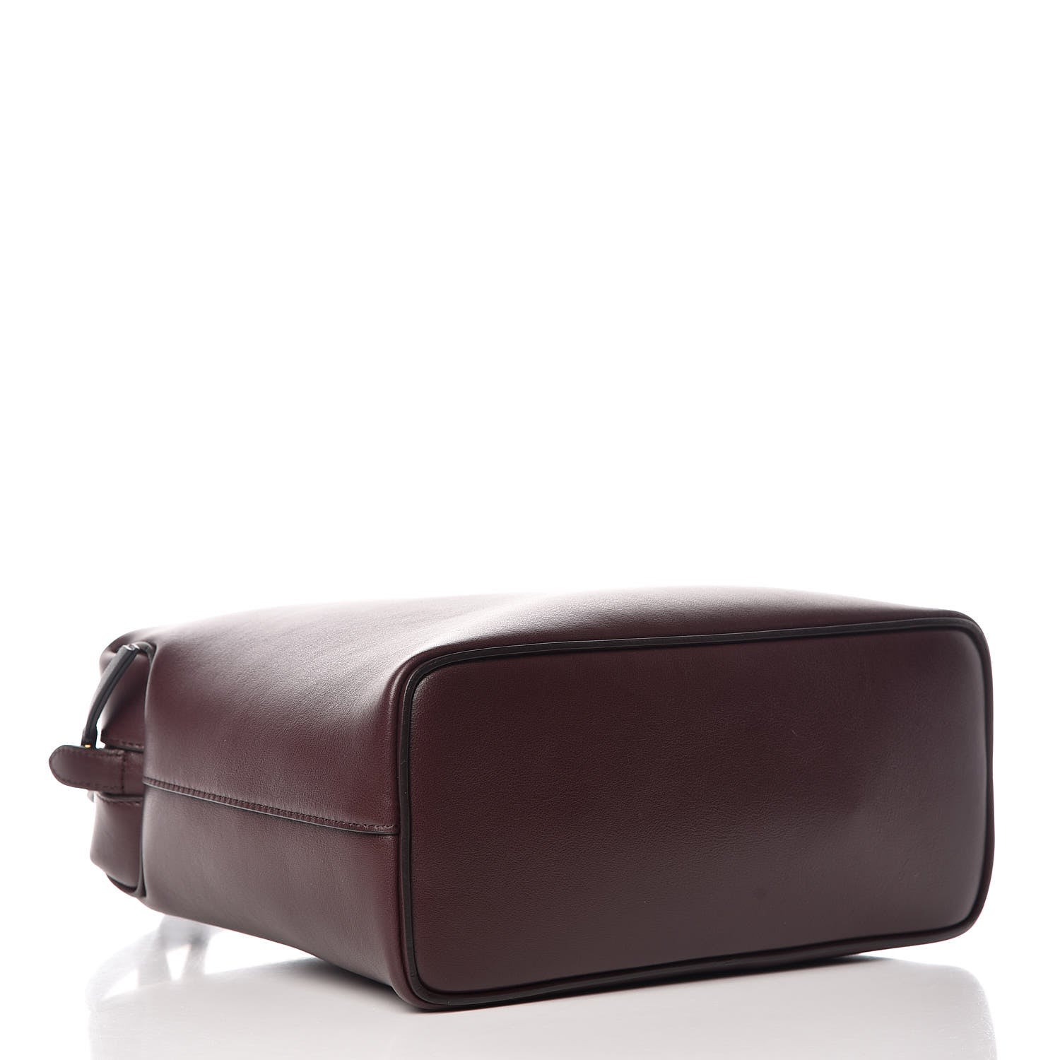 Celine Lambskin Small Soft Cube Satchel Burgundy 4 of 9