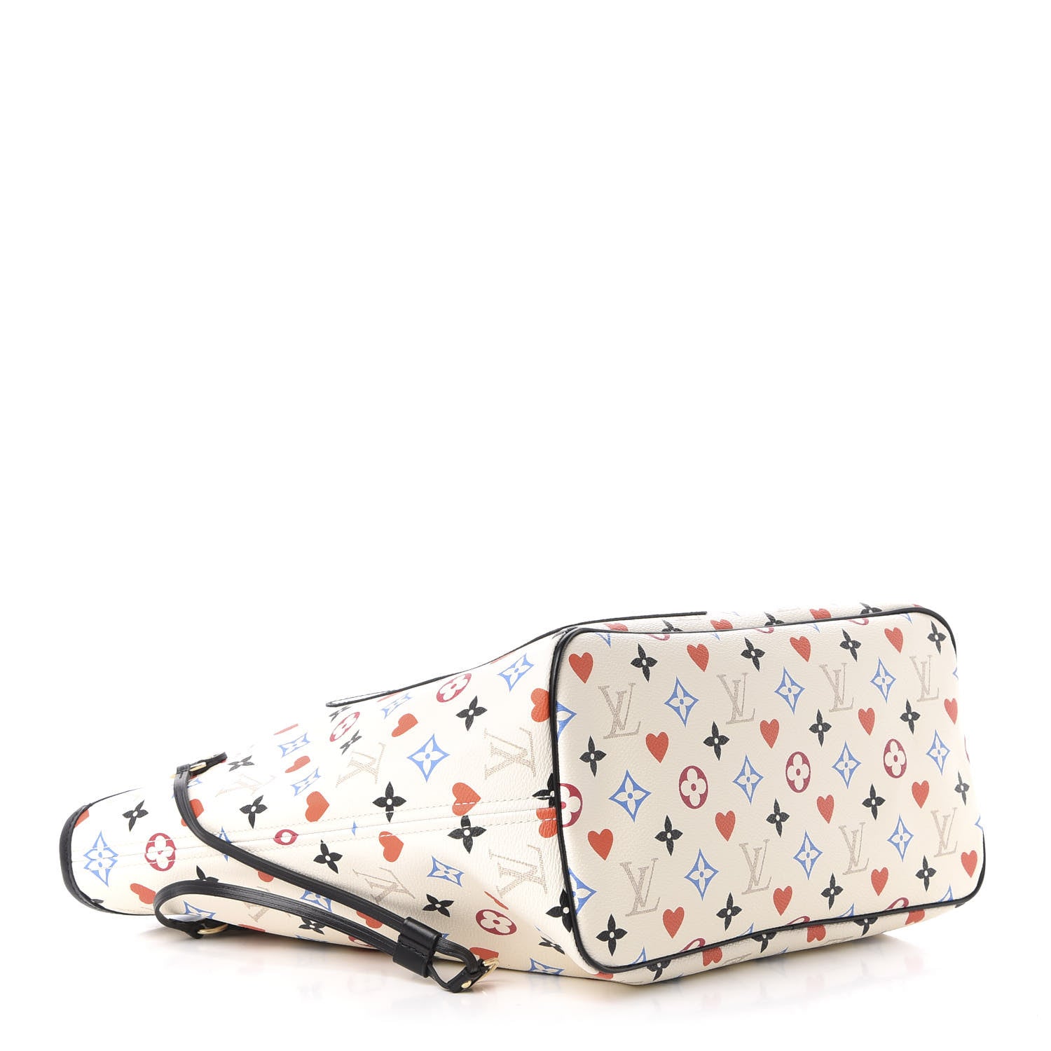 Louis Vuitton Game On Neverfull MM White 4 of 10