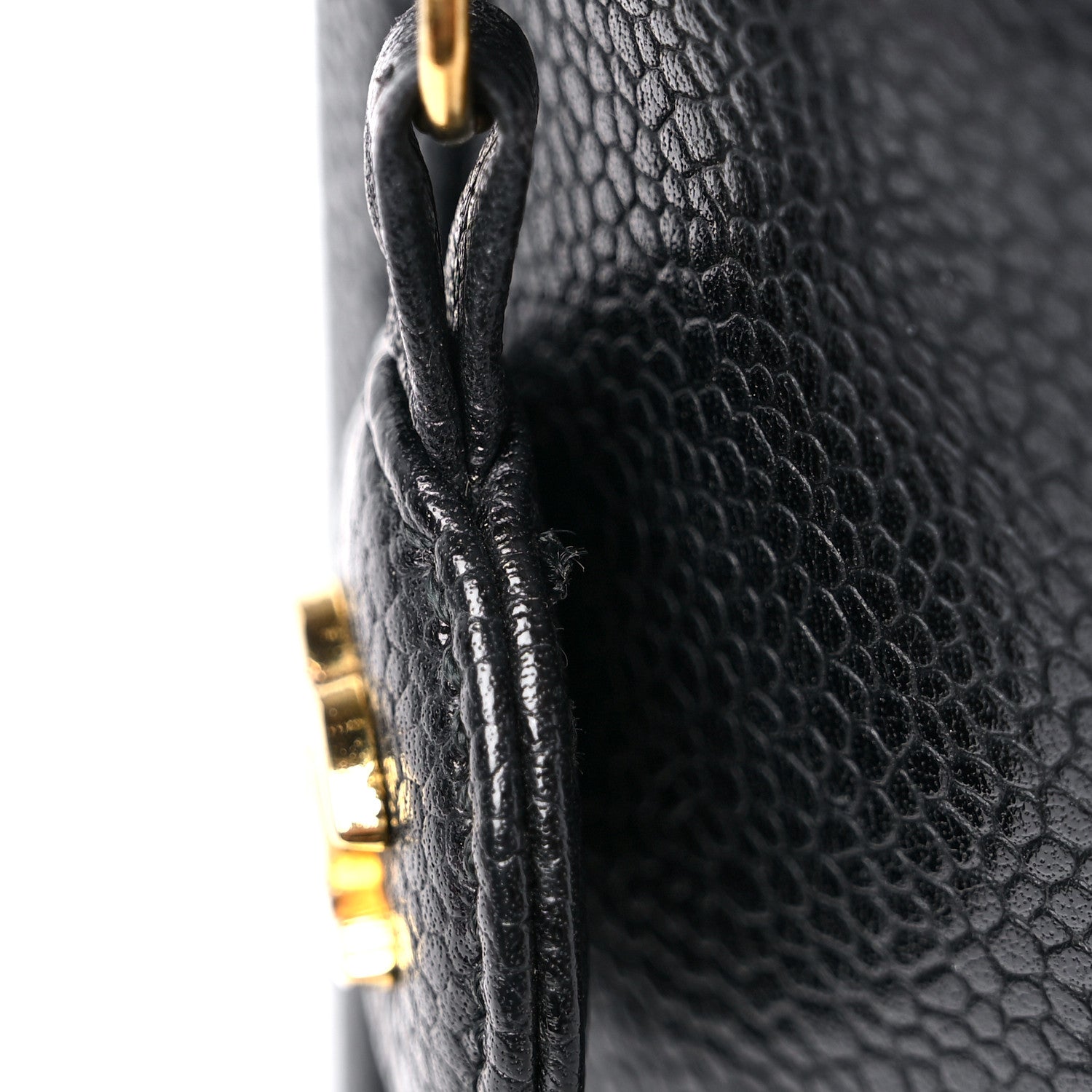 Chanel Caviar Vanity Cosmetic Case Black 15 of 15
