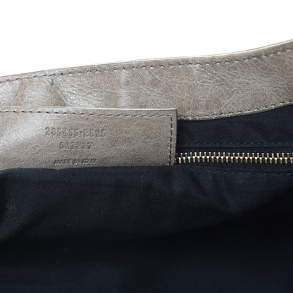 Balenciaga Agneau Giant 12 Rose Gold Hardware Neo Folk Messenger Gris Poivre 7 of 15