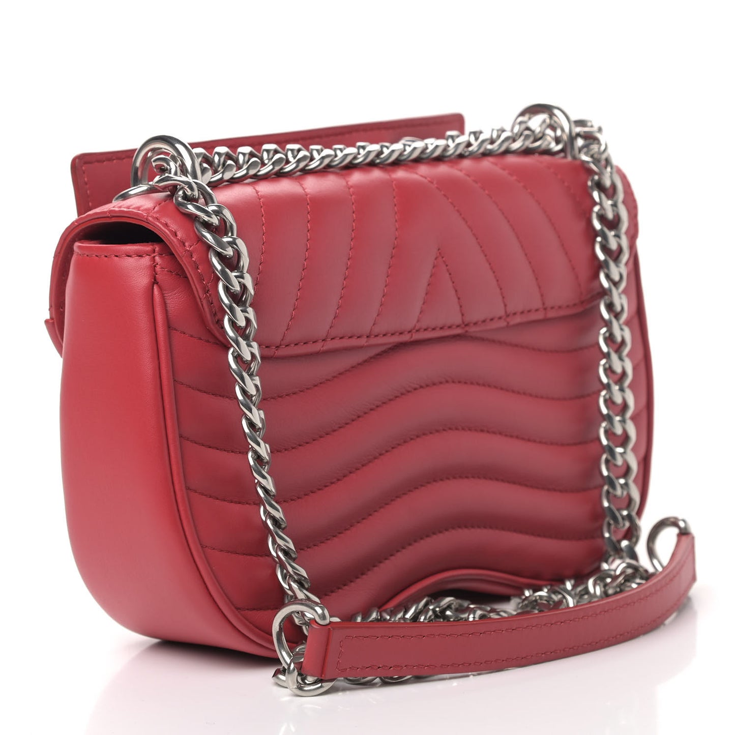 Calfskin New Wave Chain PM Scarlet