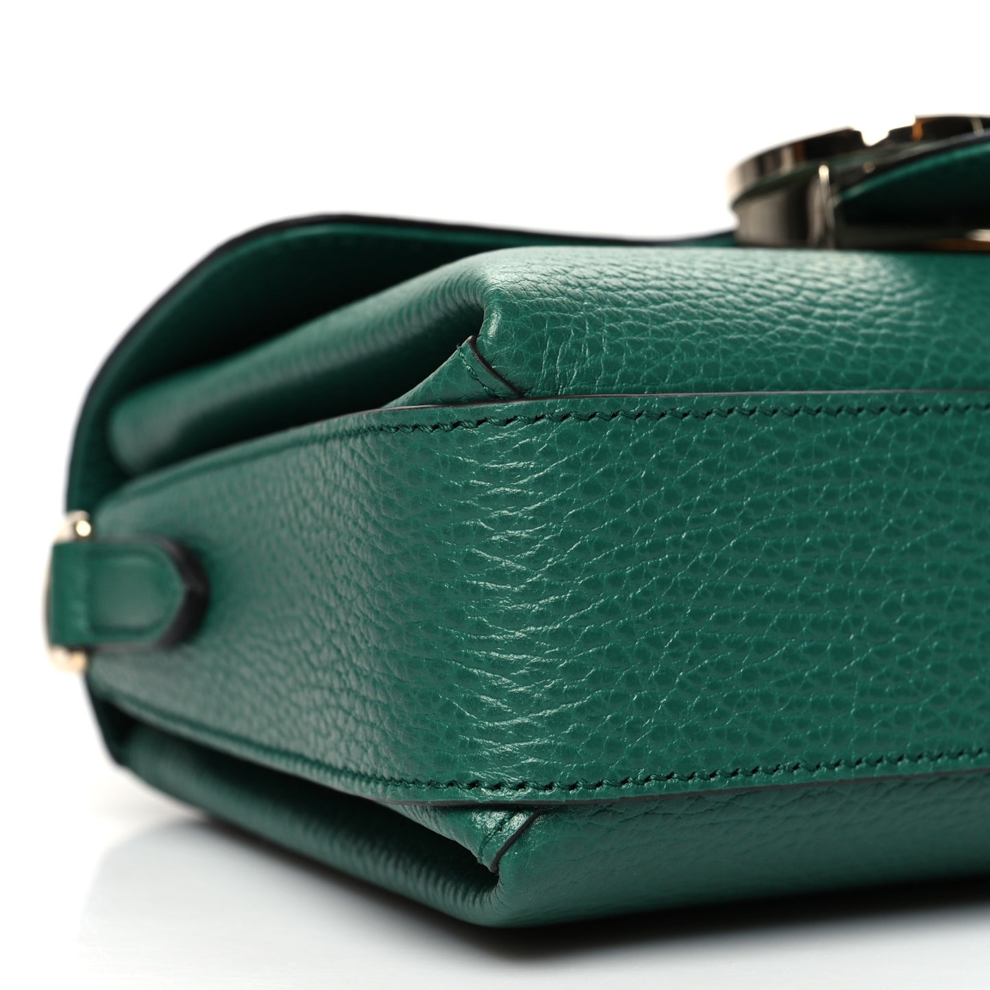 Dollar Calfskin Interlocking G Crossbody Bag Emerald