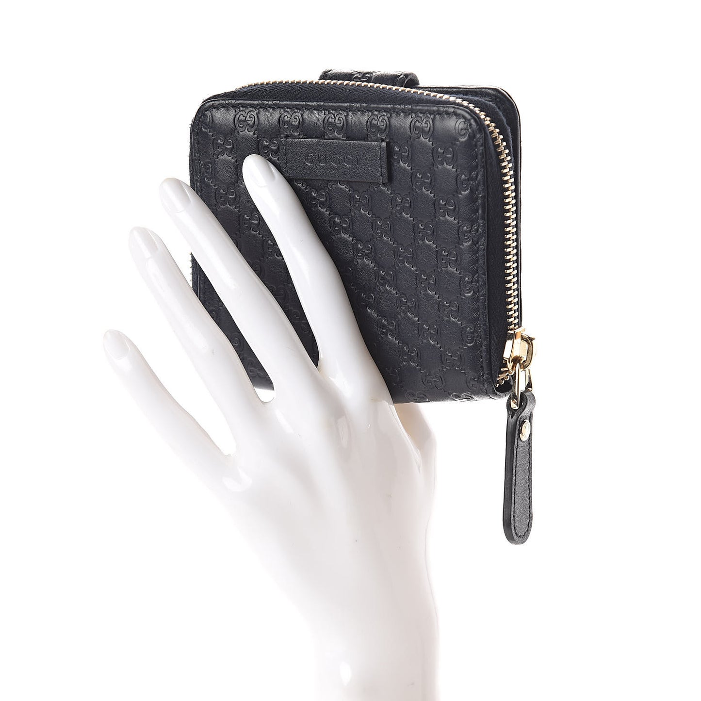 Microguccissima Compact Wallet Navy
