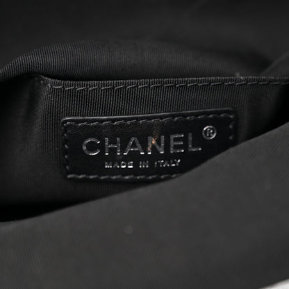 Chanel Metallic Goatskin Quilted Frame Clasp Flap Clutch Silver Gold 5 of 12