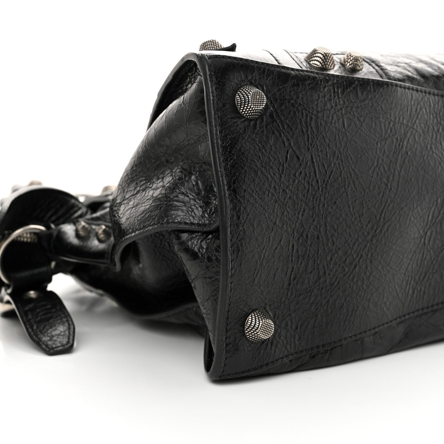 Balenciaga Agneau Arena Neo Cagole City Handbag Black 10 of 11