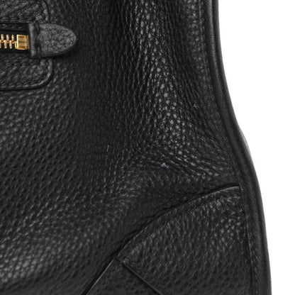 Prada Vitello Daino Shopping Satchel Black 11 of 12