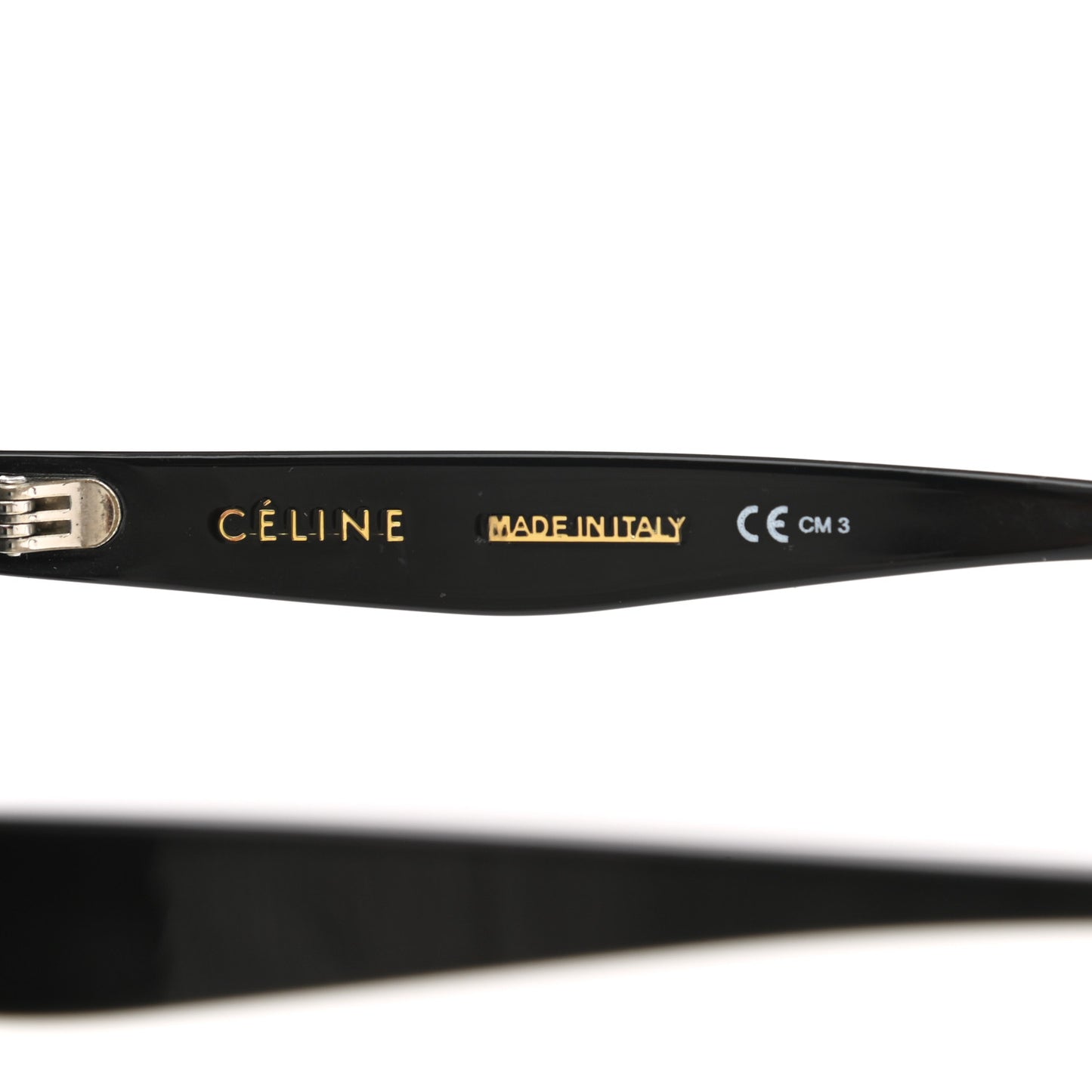 Acetate Bevel Cat Sunglasses CL 41384/F/S Black
