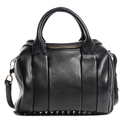 Alexander Wang Pebbled Lambskin Rockie Black w Pale Gold Hardware 1 of 8