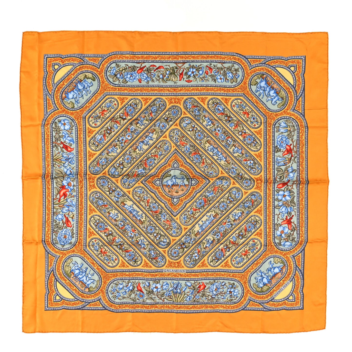 Silk Qalamdan Scarf 90