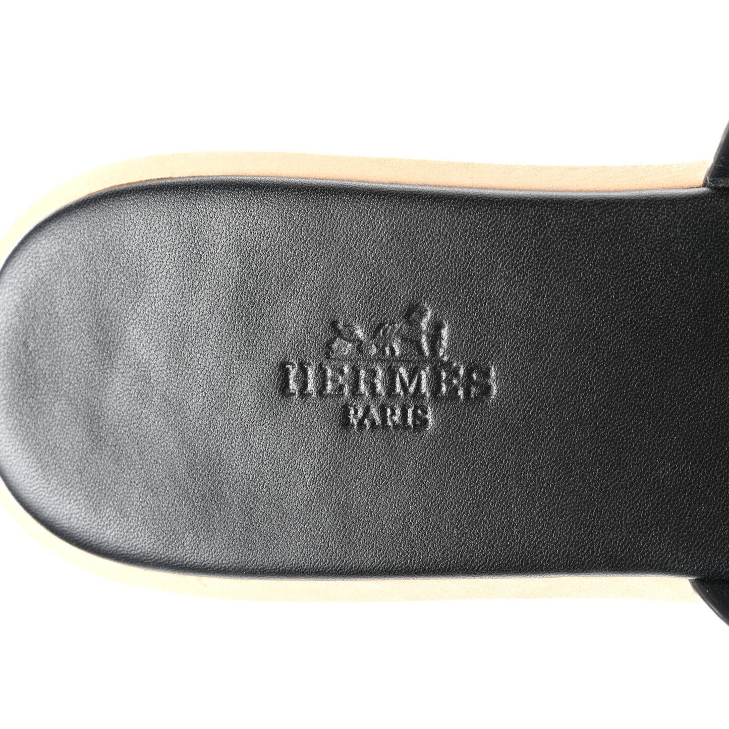 Calfskin Cork Eze 30 Sandals 38 Black