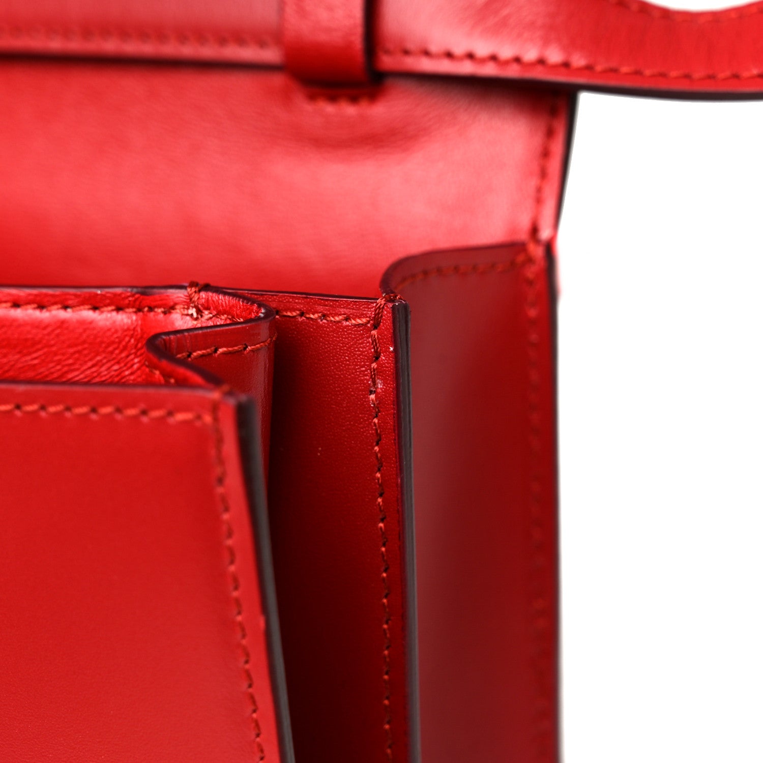 Celine Box Calfskin Teen Classic Box Flap Bag Red 11 of 13