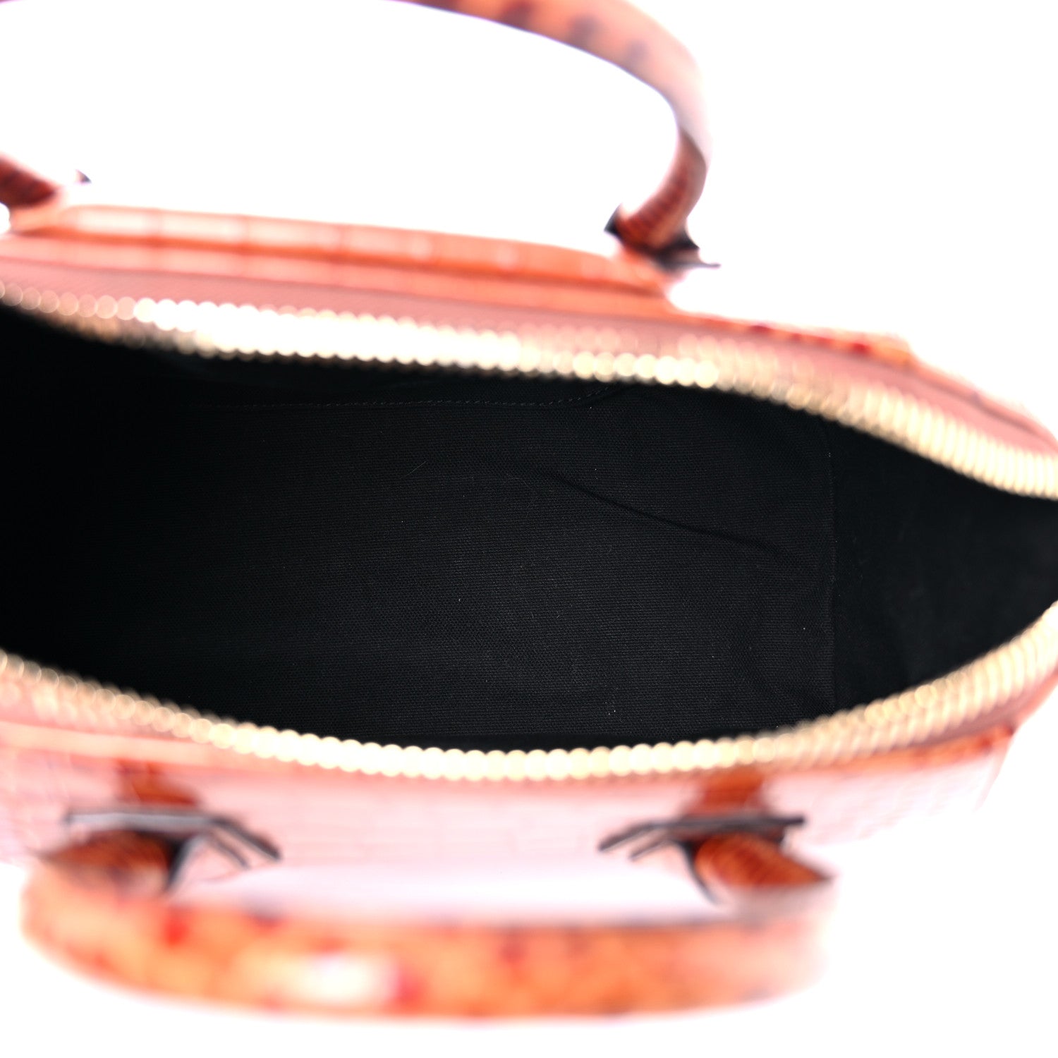 Givenchy Calfskin Crocodile Embossed Small Antigona Cognac 5 of 11